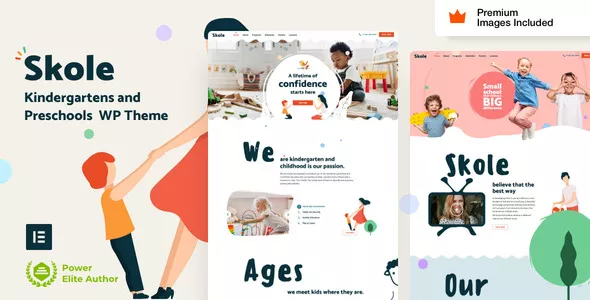 Skole - Children Kindergarten WordPress Theme