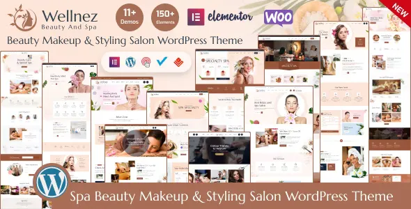 Wellnez - Beauty Spa & Wellness Salon WordPress Theme