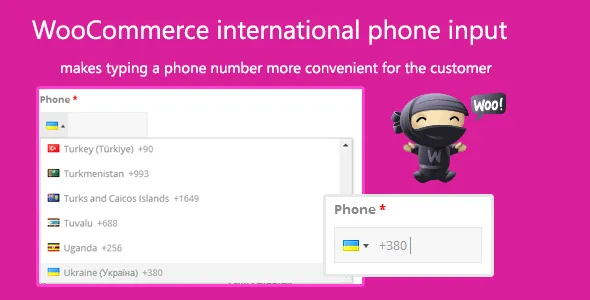 WooCommerce International Phone Input v2.1.5