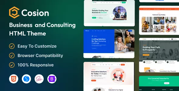 Cosion - Business Consulting HTML Template