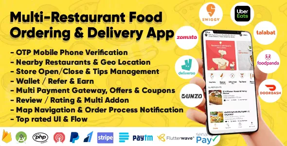 Eatggy - Multi Restaurant Food Ordering & Delivery Application