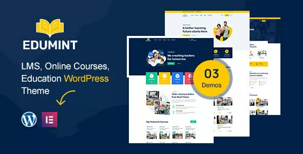 Edumint - LMS, Online Courses, Education WordPress Theme