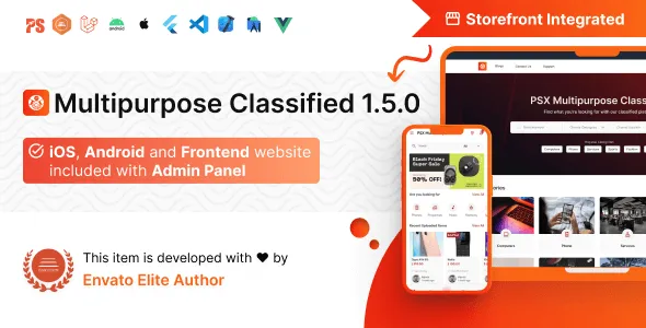 PSX - Classified for Multipurpose App, Buysell Classified Like Olx, Mercari, Offerup, Carousell