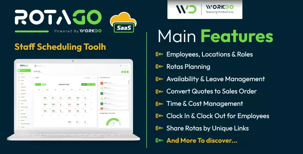 RotaGo SaaS - Staff Scheduling Tool