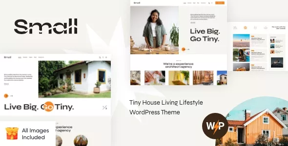 Small - Tiny House Living Lifestyle WordPress Theme