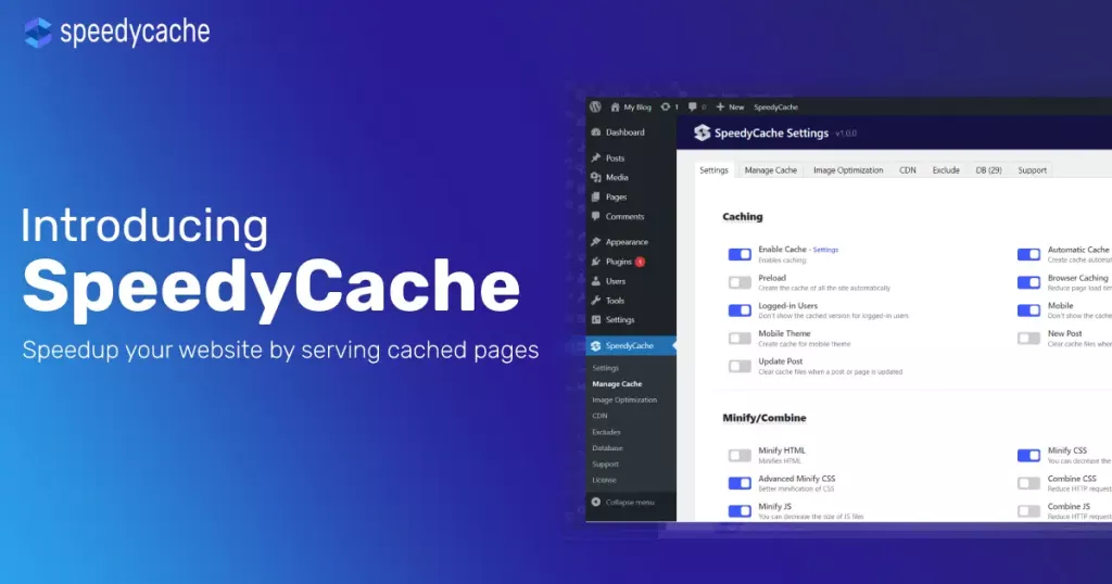 SpeedyCache Pro - WordPress Cache Plugin