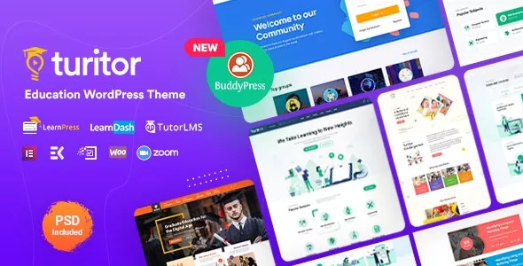 Turitor - LMS & Education WordPress Theme