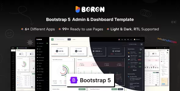 Boron - Admin & Dashboard Template