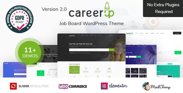 CareerUp - Job Board WordPress Theme