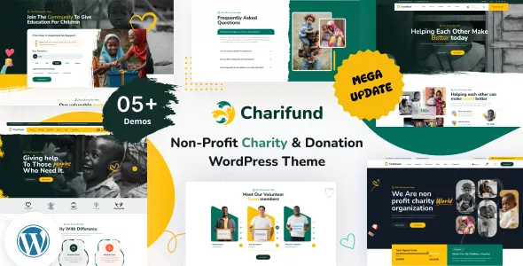 ChariFund - Charity & Donation Foundation WordPress Theme Multipurpose