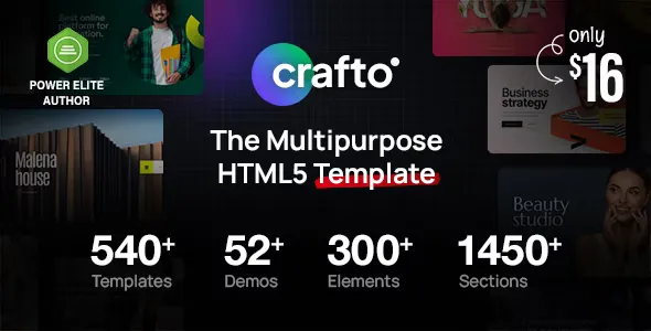 Crafto - The Multipurpose HTML5 Template