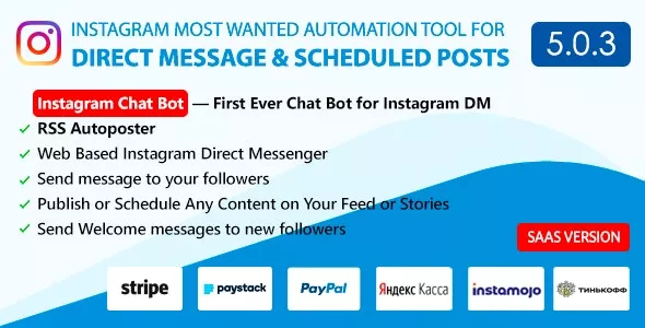 DM Pilot - Instagram Chat Bot, Web Direct Messenger & Scheduled Posts