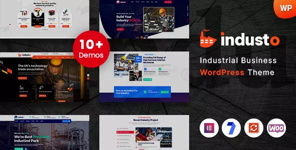 Industo - Factory & Industry WordPress Theme