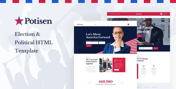 Potisen - Election & Political WordPress Theme