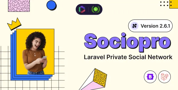 Sociopro - Laravel Private Social Network