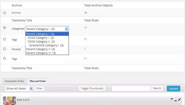 Advanced Post Types Order