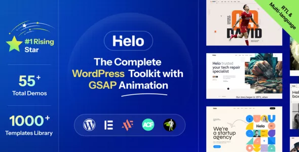 Helo - Multi-Purpose Elementor WordPress Theme
