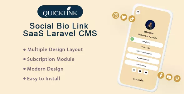 QuickBioLink - Bio Link SaaS for Creators, Influencers and Businesses