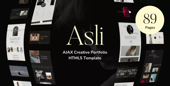 Asli - AJAX Portfolio HTML5 Template