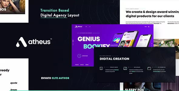 Atheus - Modern Creative Agensy WordPress Theme