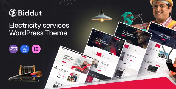 Biddut - Electricity Services WordPress Theme