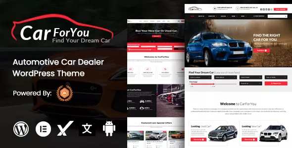 CarForYou - Automotive & Car Dealer WordPress Theme