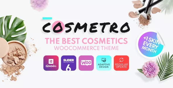 Cosmetro - Cosmetics Store Elementor WooCommerce Theme