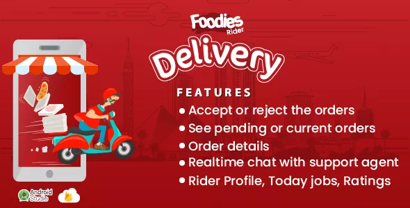 Foodies - Android Delivery Boy Mobile App