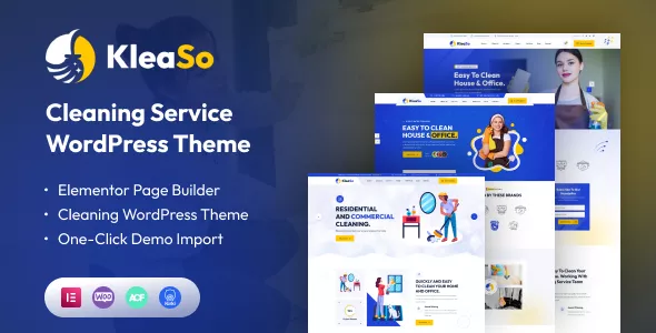 Kleaso - Cleaning Services WordPress Theme