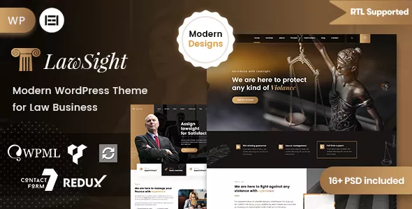 Lawsight - Law & Lawyer WordPress Theme