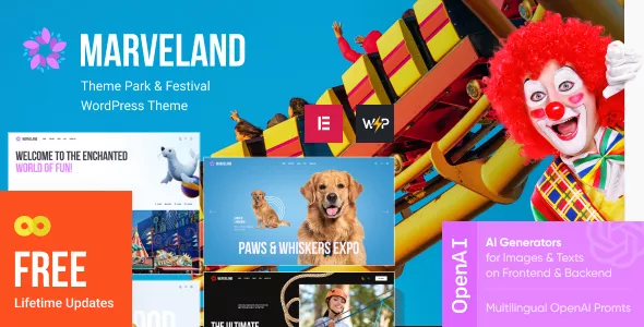 Marveland - Theme Park & Festival WordPress Theme