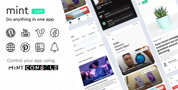 Mint - WebView & Multi-purpose Android App With Remote Config
