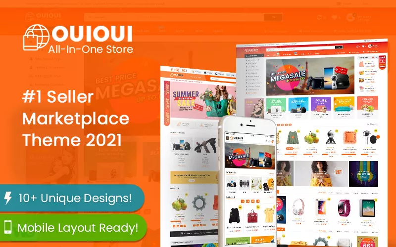 OuiOui - Multi Vendor MarketPlace Elementor WooCommerce Theme