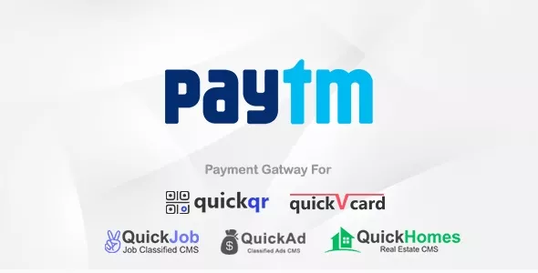 Paytm Payment Plugin For QuickCMS