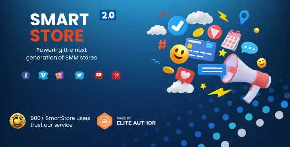 SmartStore - SMM Store Script