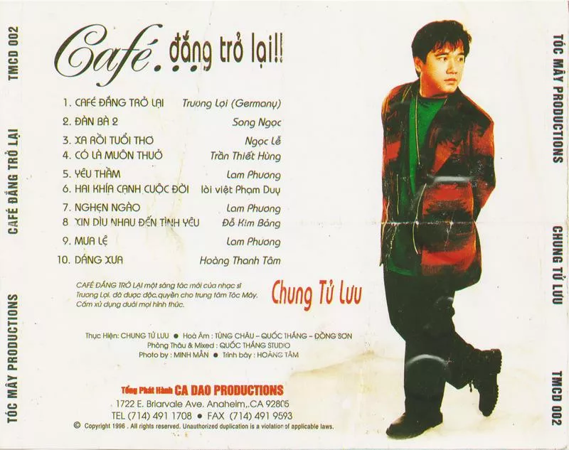 Chung Tử Lưu - Cafe Đắng Trở Lại 1996