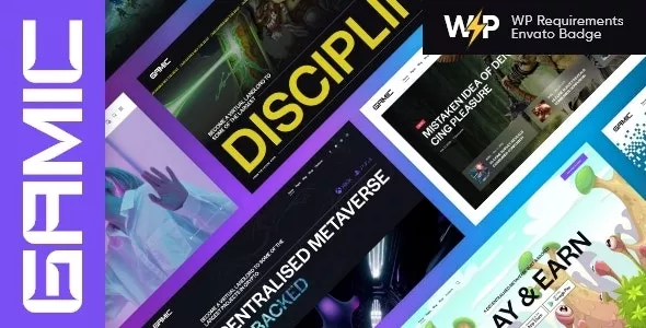 Gamic - Metaverse Gaming & Crypto WordPress Theme