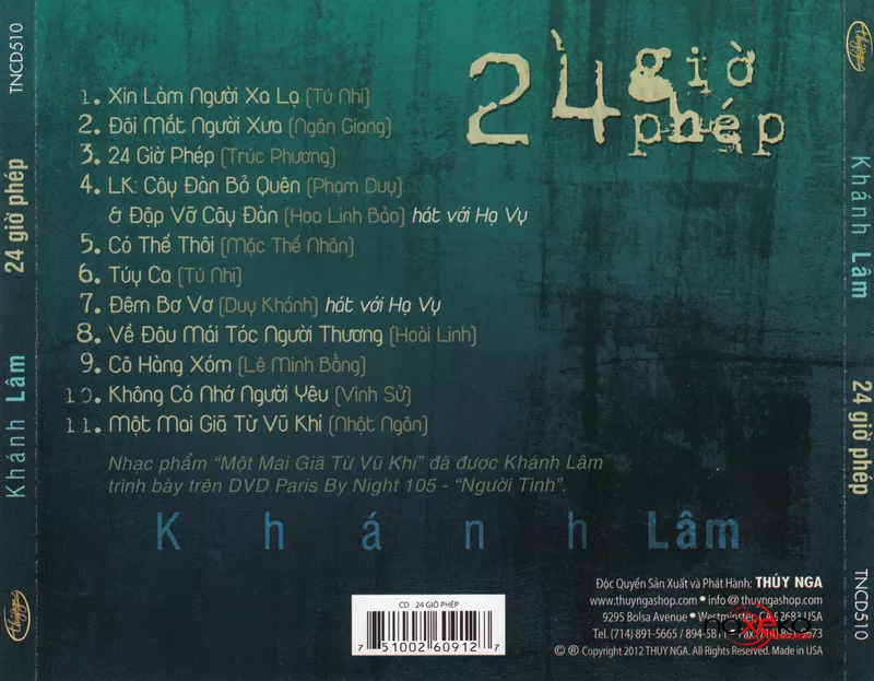 Khánh Lâm - 24 Giờ Phép 2012