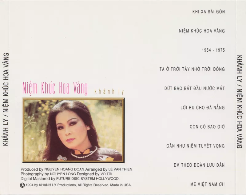 Khánh Ly - Niệm Khúc Hoa Vàng 1990