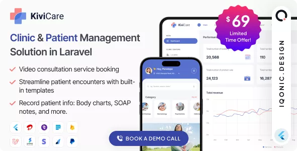 KiviCare(TM) - Clinic Management System - Laravel & Flutter