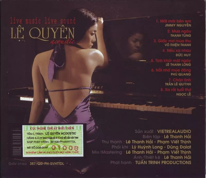 Lệ Quyên - Acoustic - Live Music Live Sound 2009