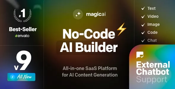 MagicAI - OpenAI Content, Text, Image, Chat, Code Generator as SaaS