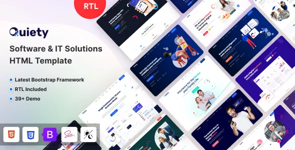 Quiety - Software & IT Solutions HTML Template