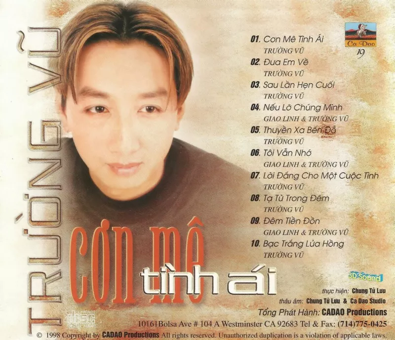 Trường Vũ - Cơn Mê Tình Ái 1998