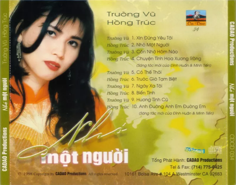 Trường Vũ & Hồng Trúc - Nhớ Một Người 1998