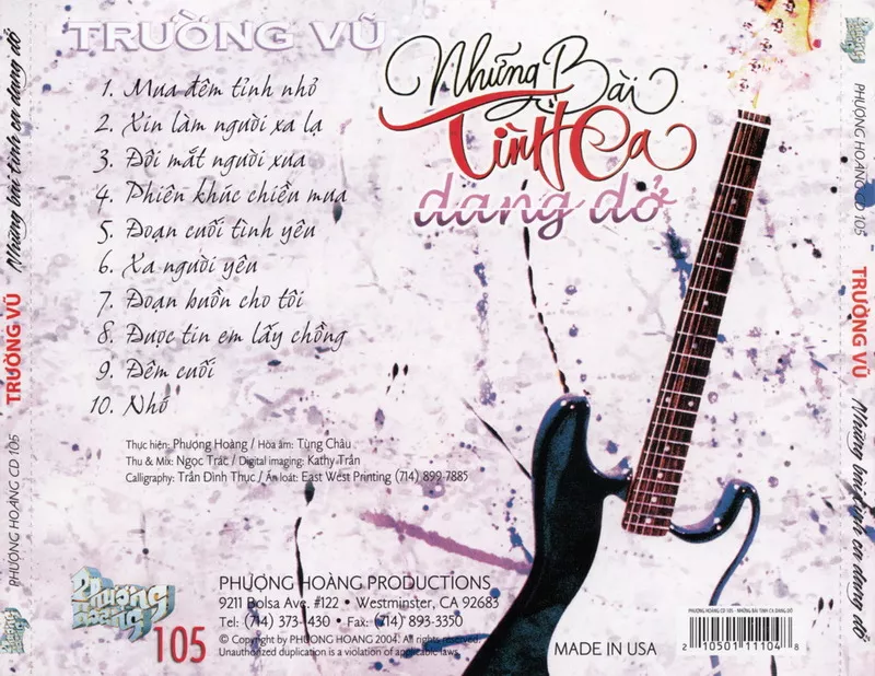 Trường Vũ - Những Bài Tình Ca Dang Dở 2004