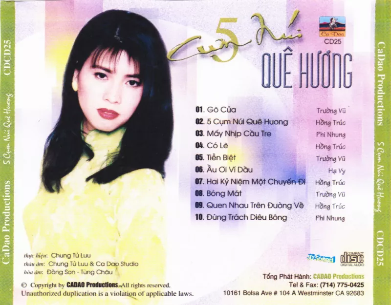 Trường Vũ & Phi Nhung - Năm Cụm Núi Quê Hương 1998