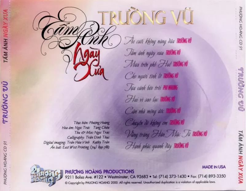 Trường Vũ - Tấm Ảnh Ngày Xưa 1995