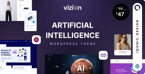 Vizion - Artificial Intelligence AI WordPress Theme