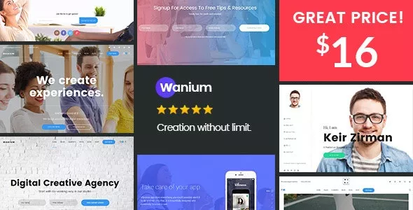 Wanium - Elegant Multi-Concept Theme
